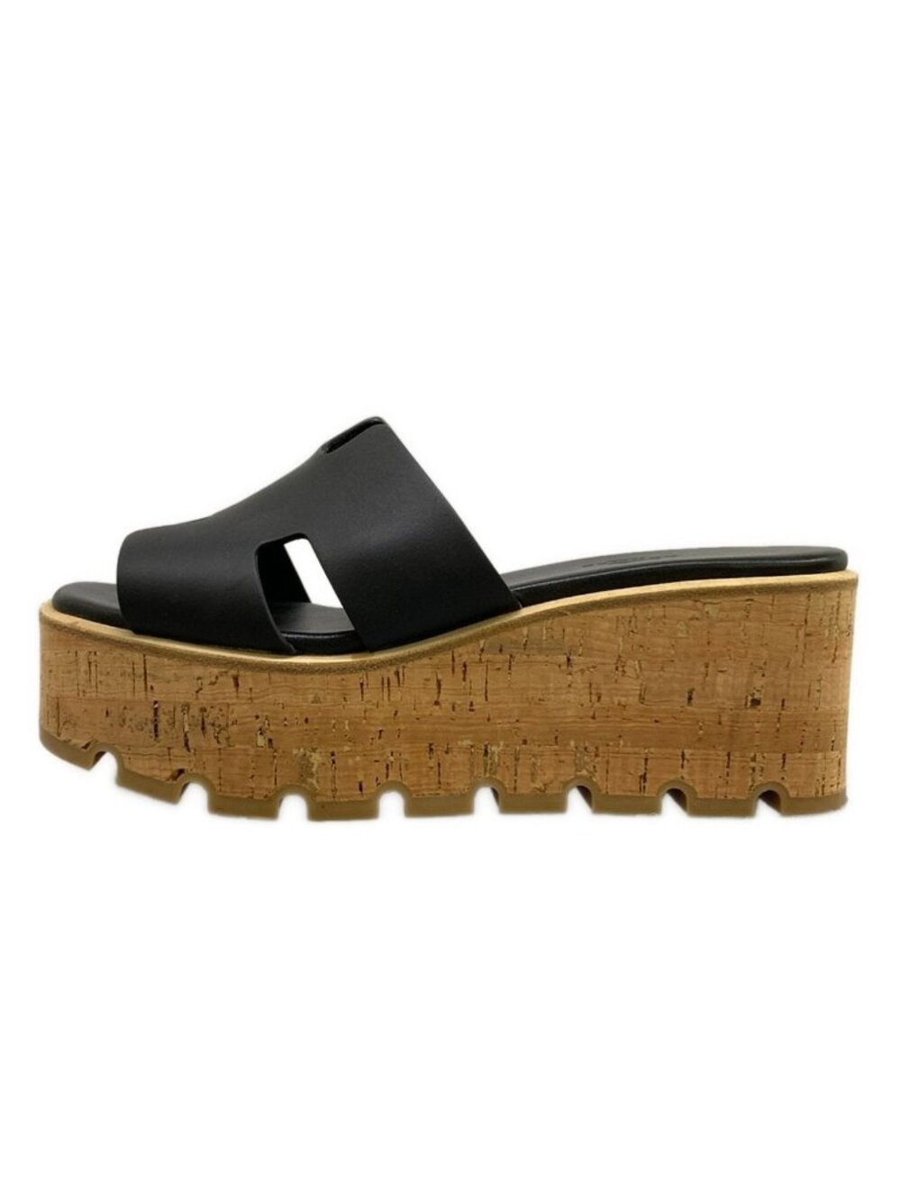 Hermes Mules Black Leather